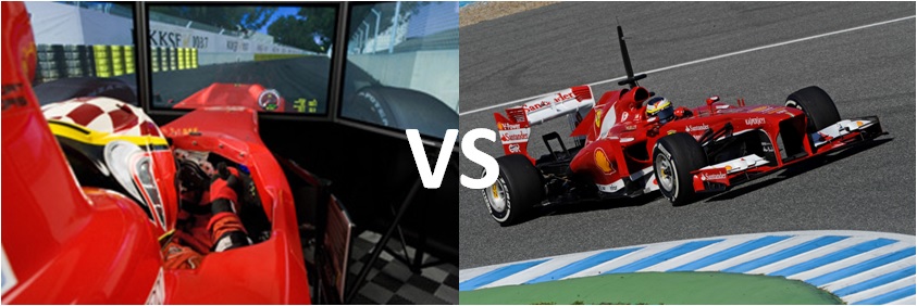 Simulador F1 vs Test F1
