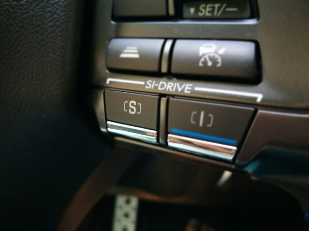 Subaru Levorg. Selección curva potencia
